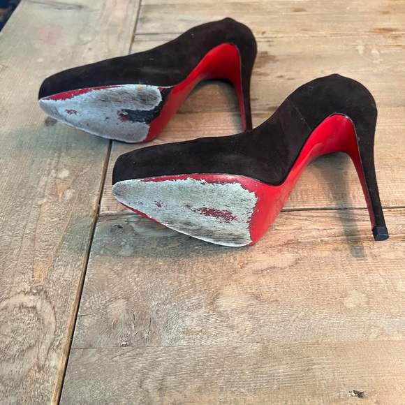 Christian Louboutin fifi 80 black suede - Picture 8 of 8